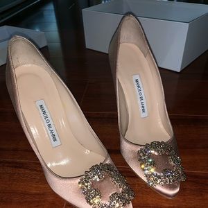 Manolo Blahnik hangisi nude heels 105 mm